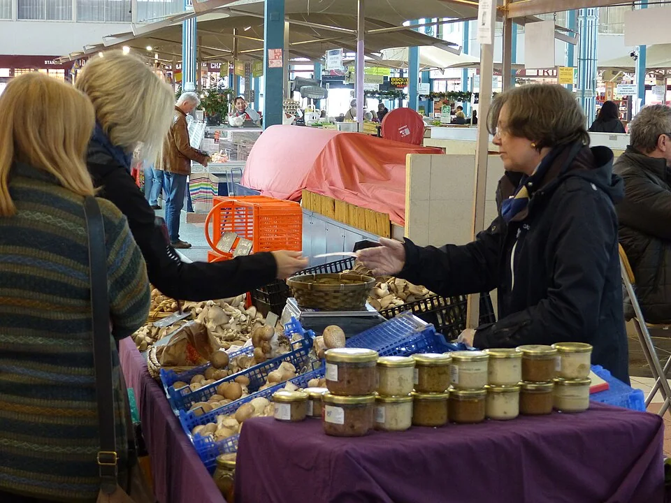Photographie d’illustration : Étal du marché